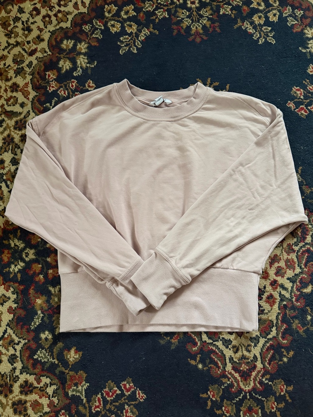 Athleta Blush Pink Relaxed Crewneck Sweatshirt